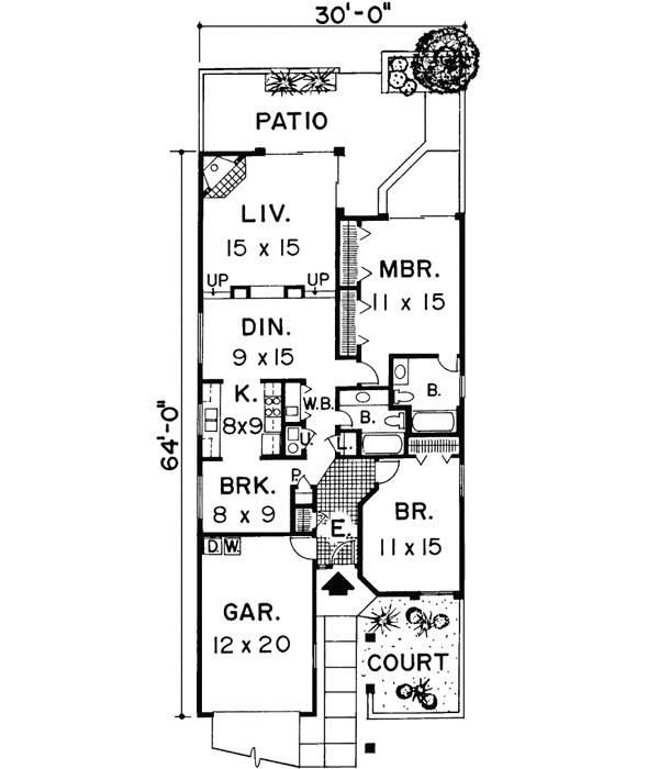 Main Floor Plan: 46-238
