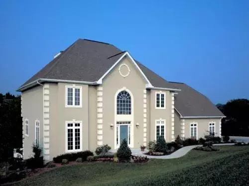 European house plans 46-239 - front exterior, 3,746 sq ft, 4 bed, 3 bath house plans | Monster House Plans