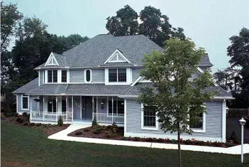 Country house plans 46-241 - front exterior, 4,217 sq ft, 4 bed, 2 bath house plans | Monster House Plans