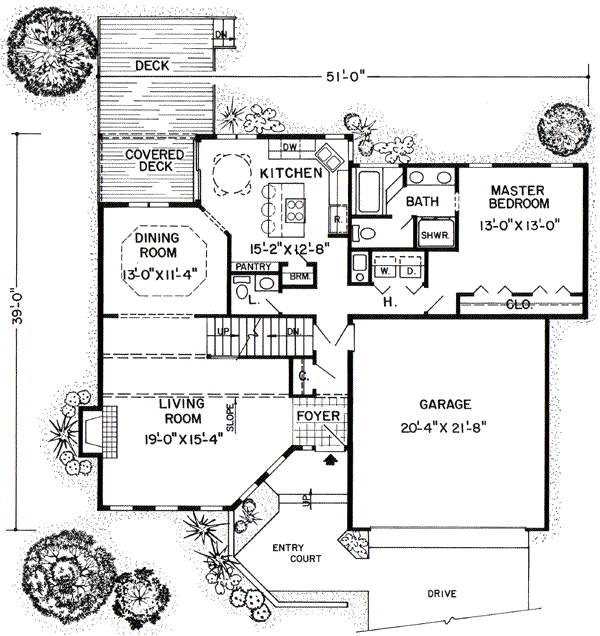 Main Floor Plan: 46-255