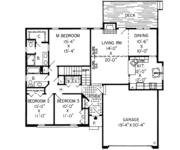 Main Floor Plan: 46-265