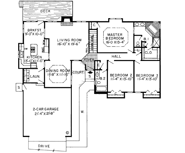 Main Floor Plan: 46-268