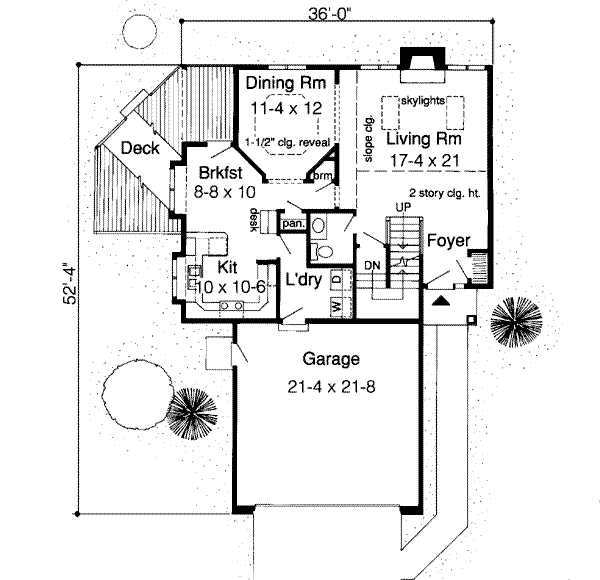 Main Floor Plan: 46-299