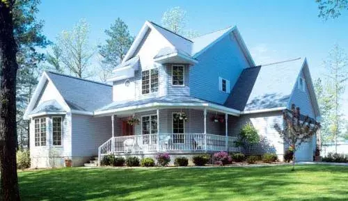 Country house plans 46-305 - front exterior, 2,563 sq ft, 4 bed, 3 bath house plans | Monster House Plans