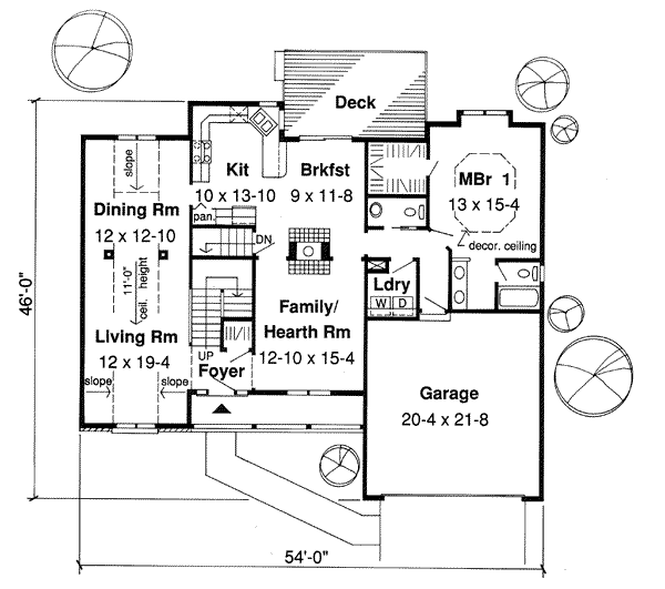 Main Floor Plan: 46-315