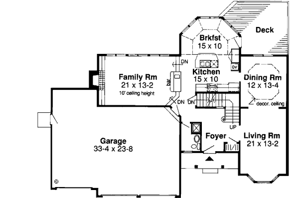 Main Floor Plan: 46-336