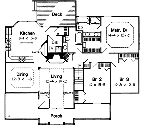 Main Floor Plan: 46-345
