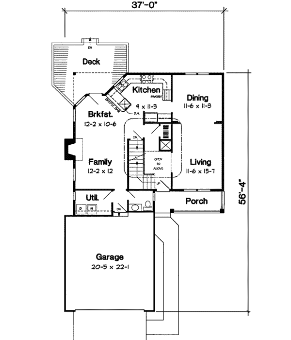 Main Floor Plan: 46-349