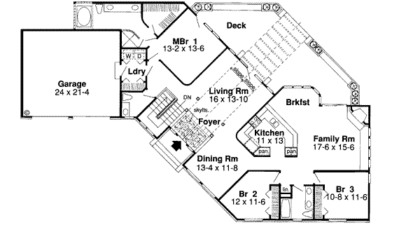 Main Floor Plan: 46-383