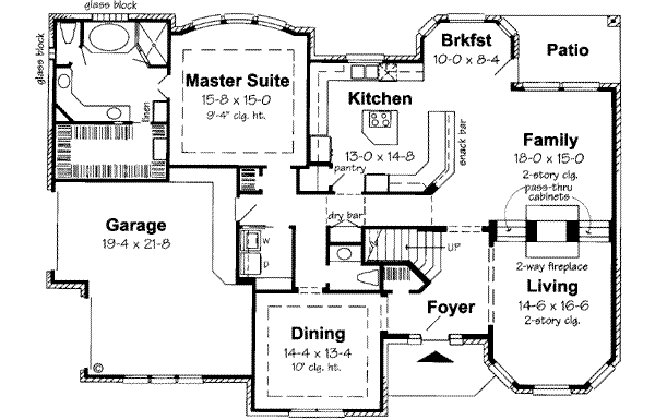 Main Floor Plan: 46-388