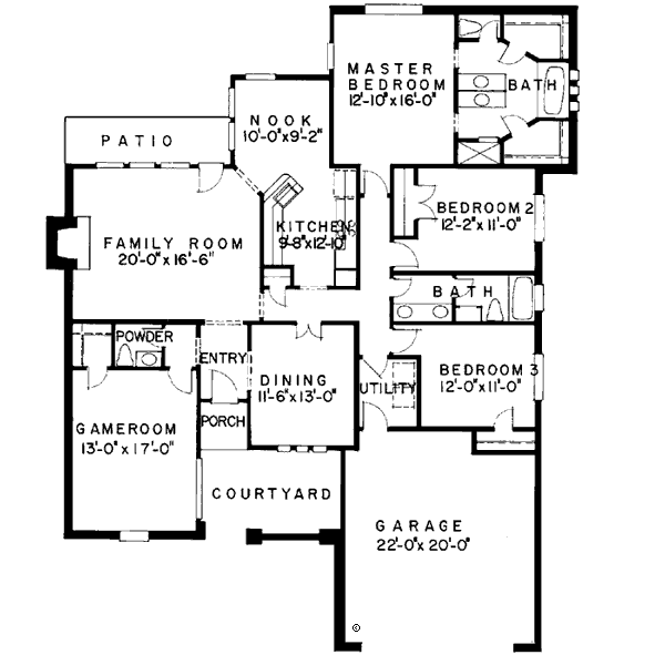 Main Floor Plan: 46-392