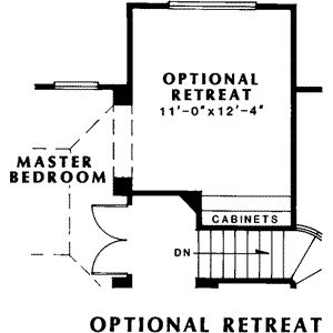 Traditional Style Home Design Plan: 46-413