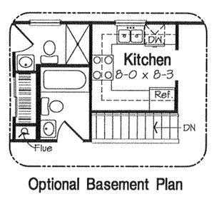 Traditional Style Home Design Plan: 46-423