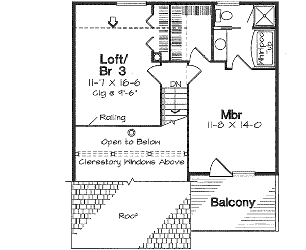 Upper/Second Floor Plan:46-436