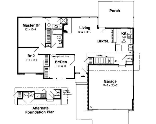 Main Floor Plan: 46-437