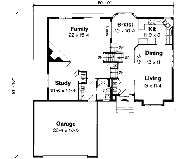 Main Floor Plan: 46-450