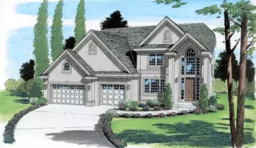 Traditional house plans 46-459 - front exterior, 2,959 sq ft, 4 bed, 2 bath house plans | Monster House Plans