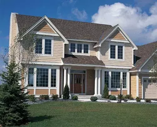 Traditional house plans 46-464 - front exterior, 2,432 sq ft, 3 bed, 2 bath house plans | Monster House Plans