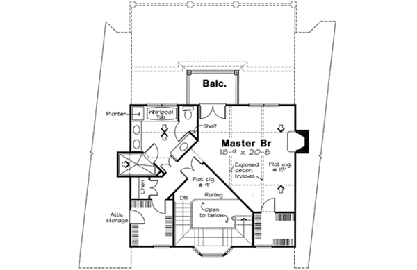 Upper/Second Floor Plan:46-494
