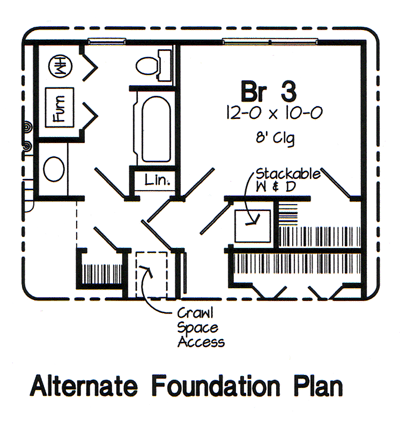 Country Style Home Design Plan: 46-509