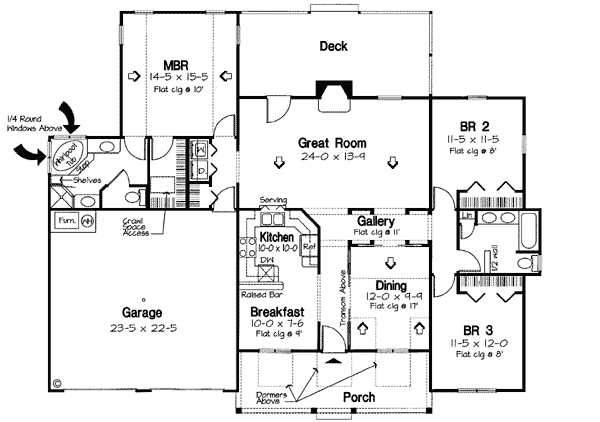 Main Floor Plan: 46-516