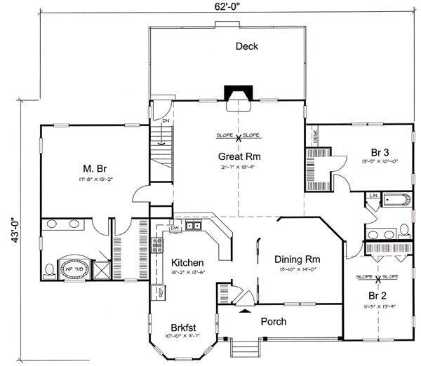 Main Floor Plan: 46-538