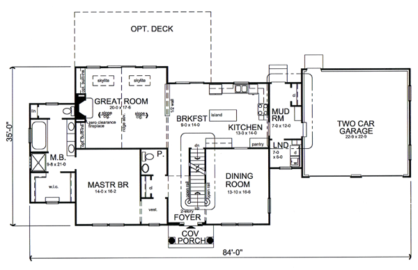 Main Floor Plan: 46-571