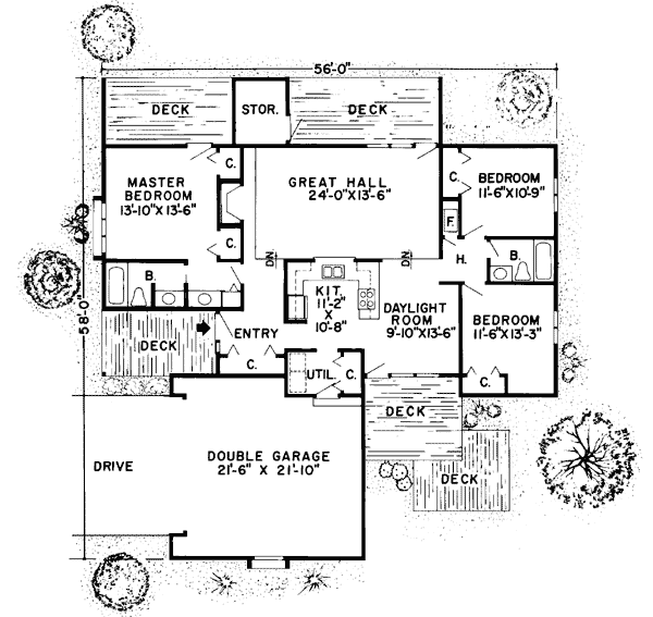 Main Floor Plan: 46-580