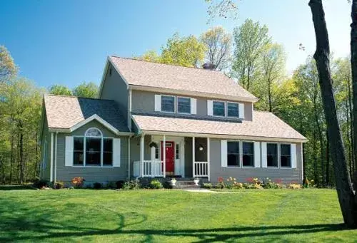 Traditional house plans 46-628 - front exterior, 1,838 sq ft, 3 bed, 2 bath house plans | Monster House Plans