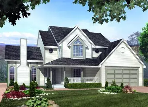Traditional house plans 46-630 - front exterior, 2,525 sq ft, 3 bed, 2 bath house plans | Monster House Plans
