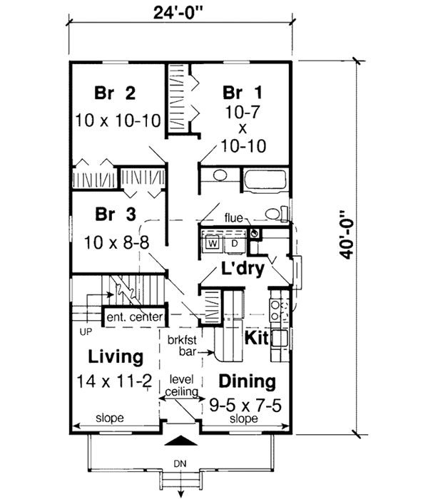 Main Floor Plan: 46-640