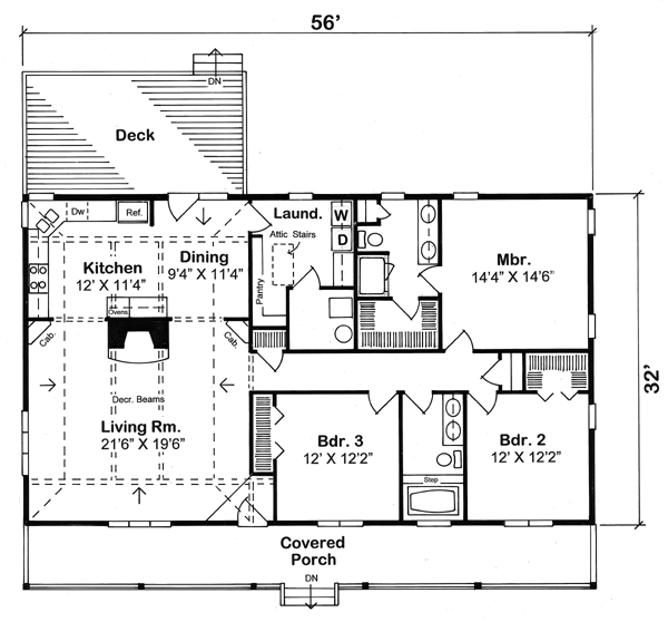 Main Floor Plan: 46-749