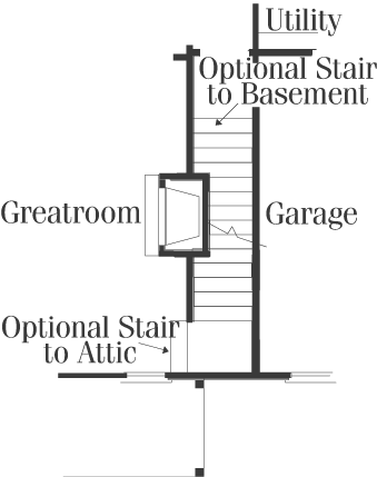 Country Style Home Design Plan: 47-122