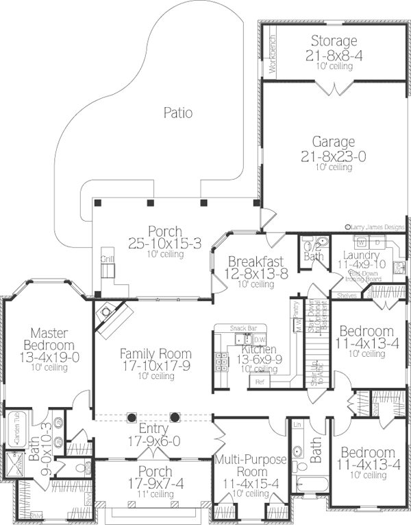 Main Floor Plan: 47-140