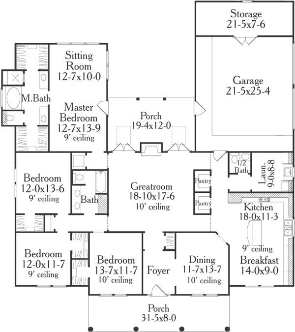 Main Floor Plan: 47-166