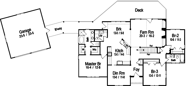 Main Floor Plan: 48-105