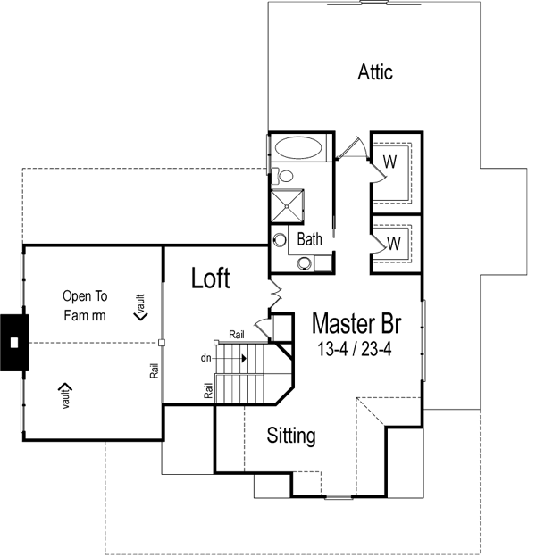 Upper/Second Floor Plan:48-106
