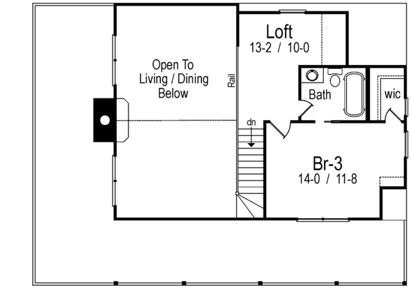 Upper/Second Floor Plan:48-118