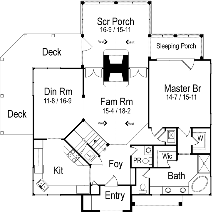 Main Floor Plan: 48-130