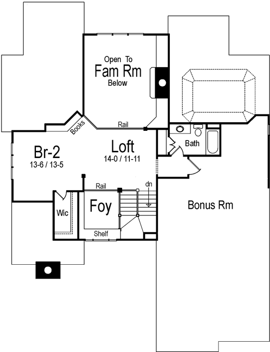 Upper/Second Floor Plan:48-138