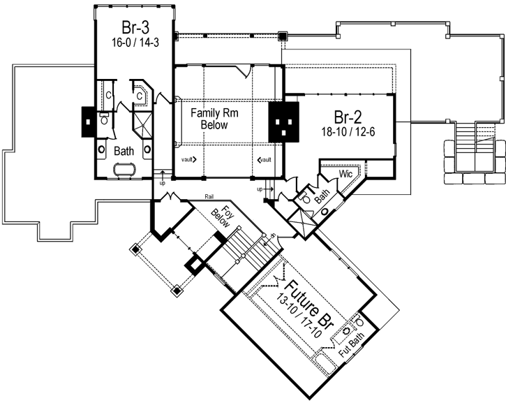 Upper/Second Floor Plan:48-142