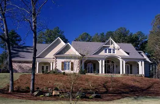 Southern house plans 48-144 - front exterior, 4,627 sq ft, 3 bed, 3 bath house plans | Monster House Plans
