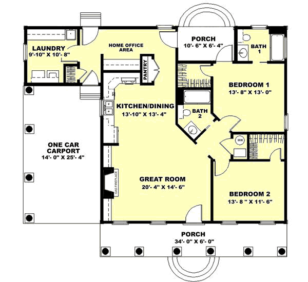 Main Floor Plan: 49-112