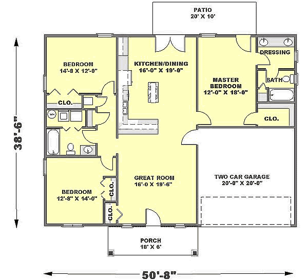 Main Floor Plan: 49-122