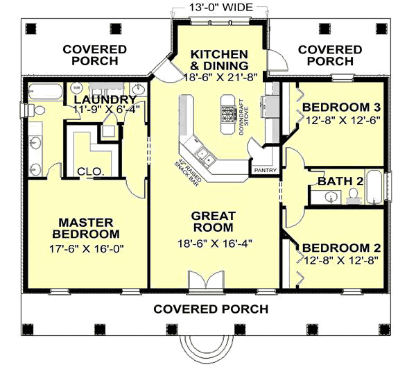 Main Floor Plan: 49-128