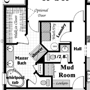 Traditional Style Home Design Plan: 49-154