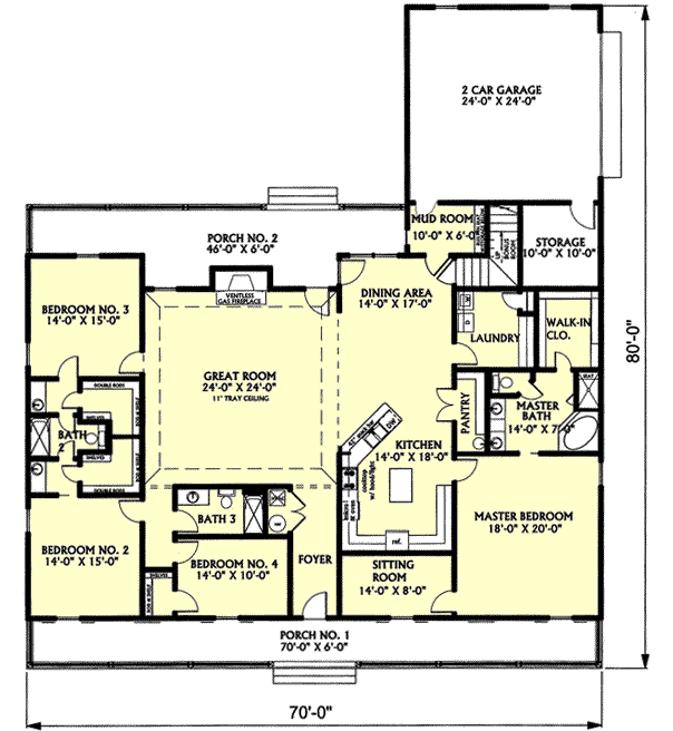 Main Floor Plan: 49-180