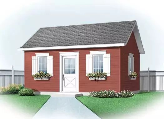 Country house plans 5-1166 - front exterior, 320 sq ft, 0 bed, 0 bath house plans | Monster House Plans