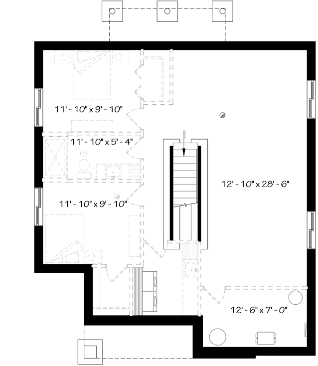 Lower Floor Plan:5-1303