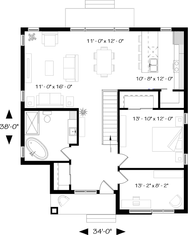 Main Floor Plan: 5-1303
